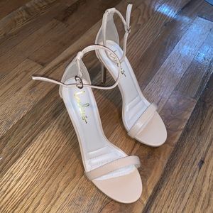 Brand new, ever worn Lulus Strappy Heel - 8